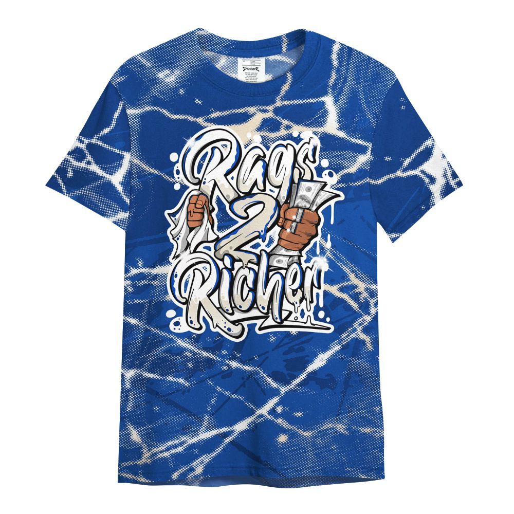 Shirt To Match Low Game Royal 1s - Rag 2 Rich Graphic All Over Print