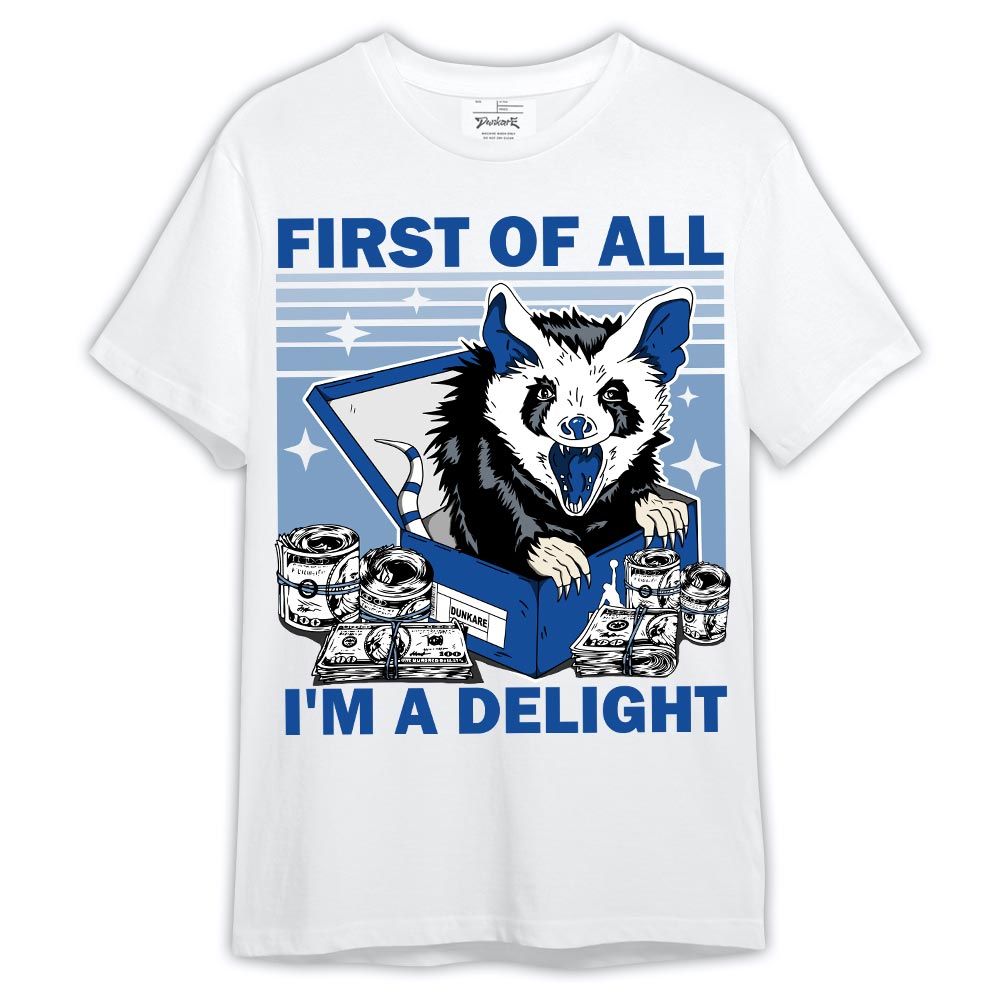 Shirt To Match Low Space Royal 11s - Opossum I'm A Delight Shirt Outfit