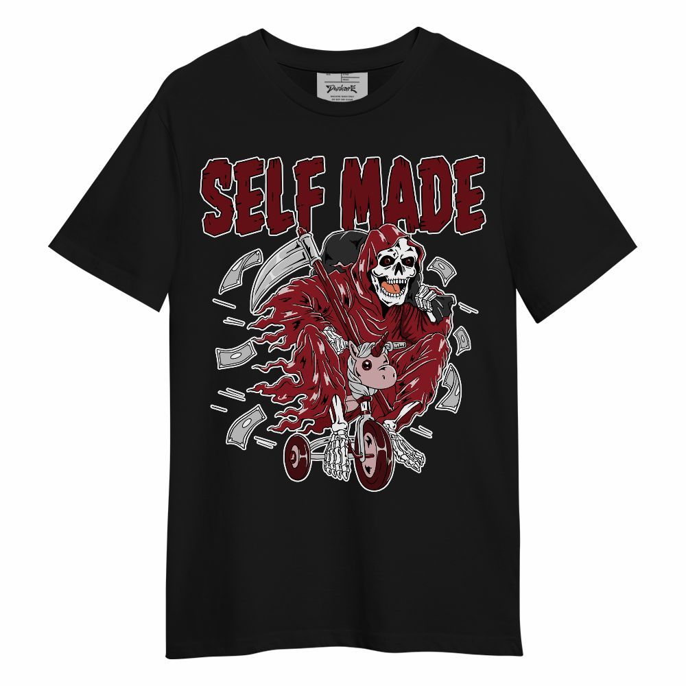 Shirt To Match High Black Toe Reimagined 1s - Self Make Skeleton Unisex Shirt