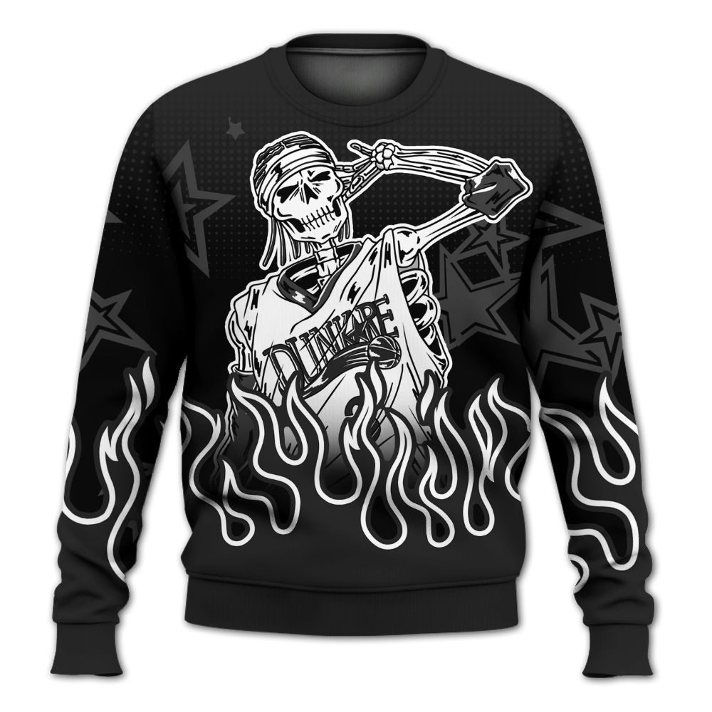 Sweatshirt To Match Black Cat NET 4s - Allen Answer Unique Fire Custom Name All Over Print