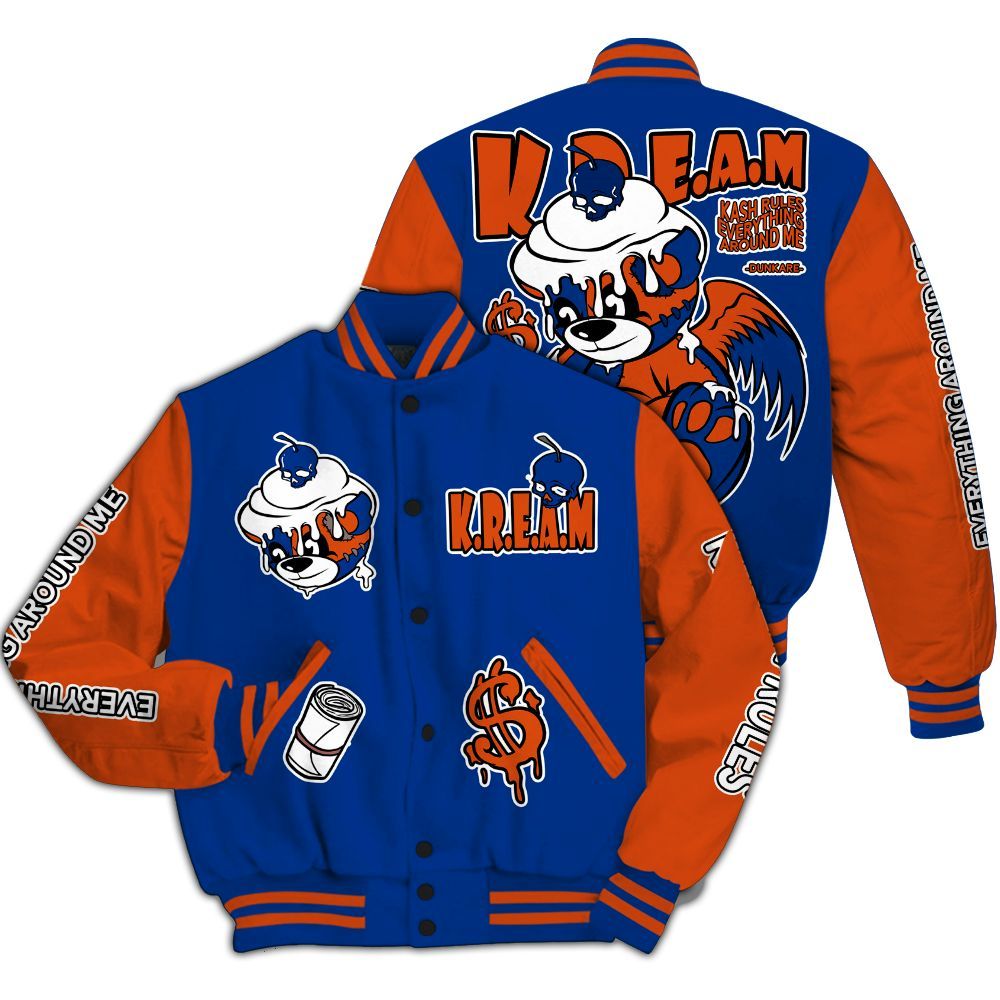 Varsity Jacket To Match Mid Knicks 1s - Loot Bear All Over Print
