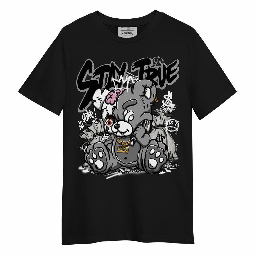 Shirt To Match Black Wolf Grey 12s - The Honest Bear Unisex Shirt