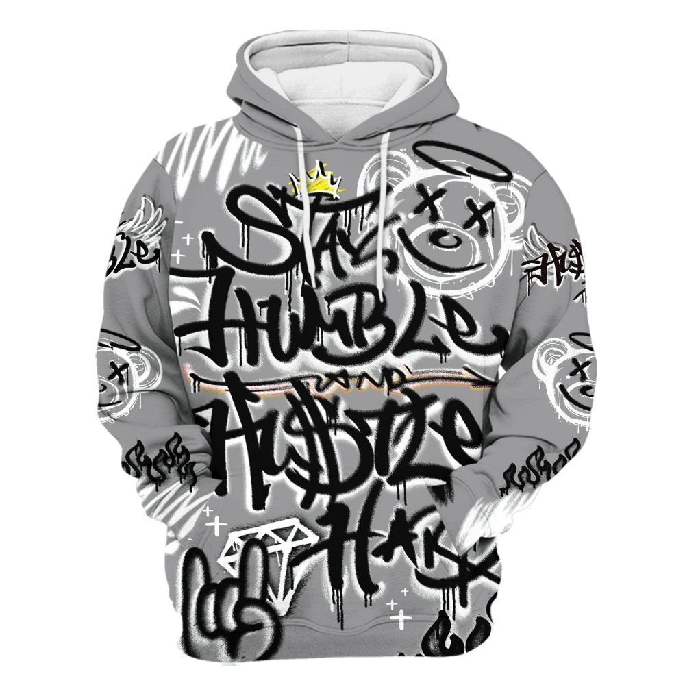Hoodie To Match Retro Stealth 12s - Humble Drip Streetwear Graffity All Over Print