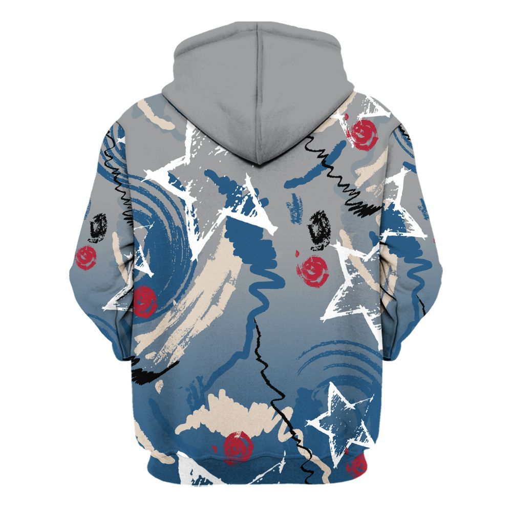 Hoodie To Match Rare Air 3s - Grind Shine Later Drip All Over Print