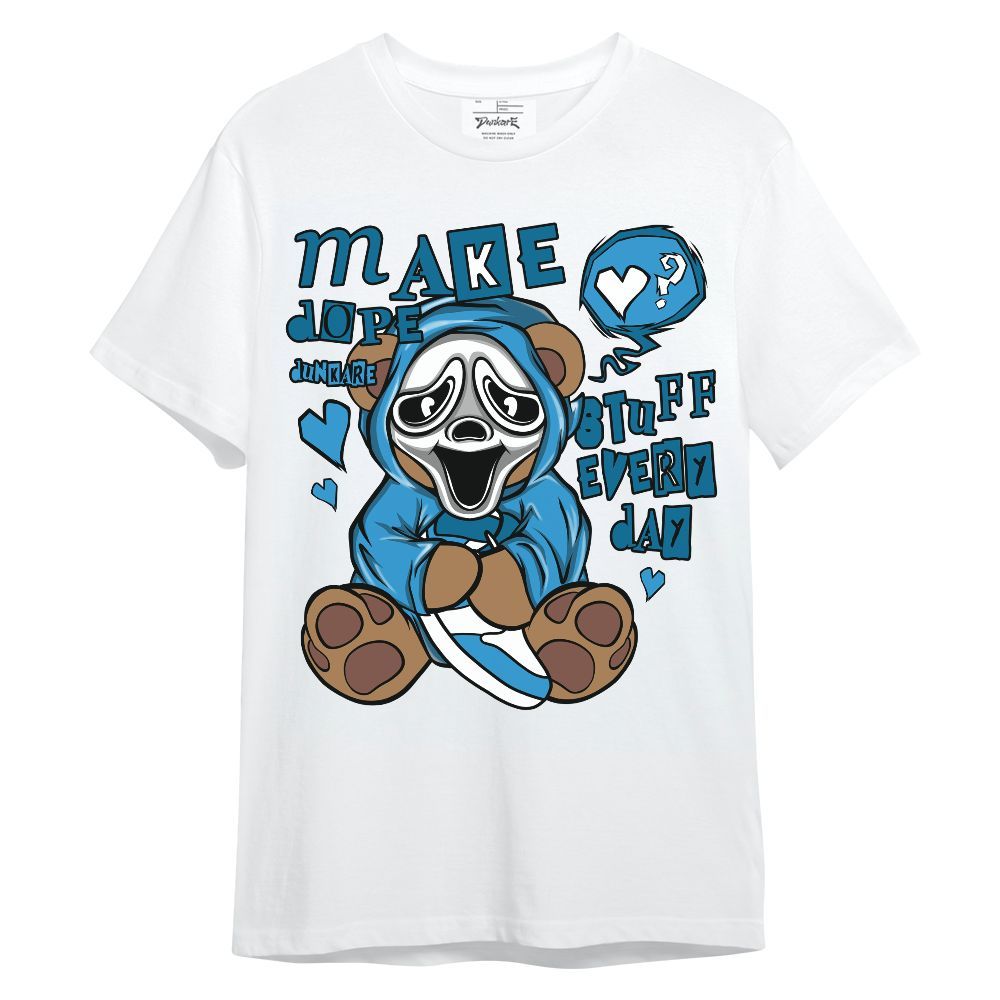 Shirt To Match Powder Blue 9s - Make Dopes Bear Unisex Shirt