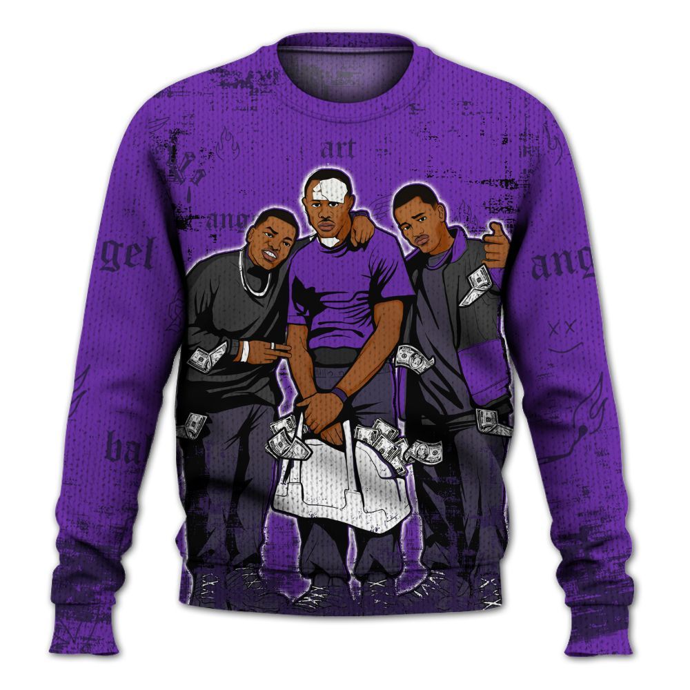 Sweater To Match Kobe 9 Elite Low Moonwalker - Paid In Full Money Graphic