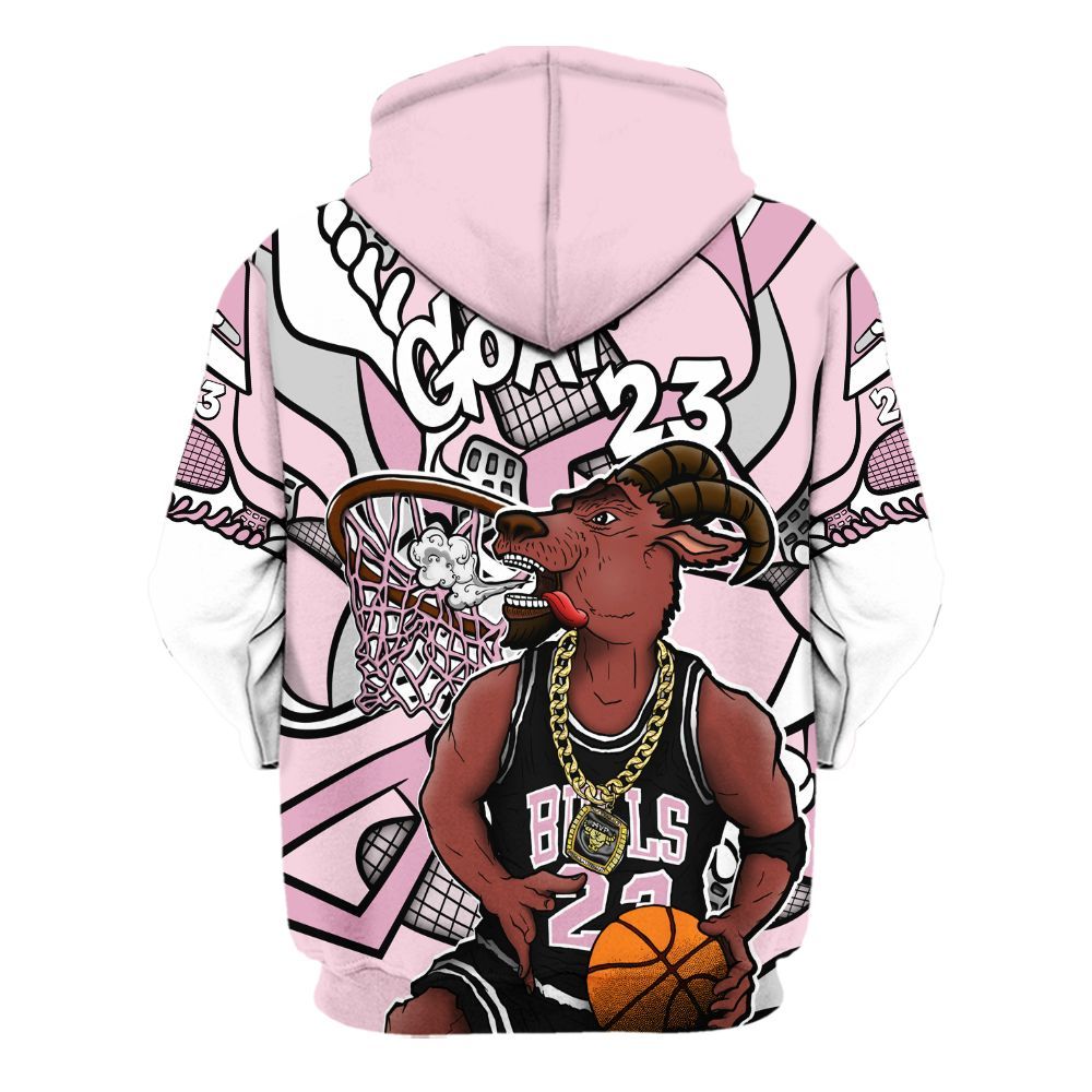 Hoodie To Match Orchid 4s - Number 23 Style 4s All Over Print