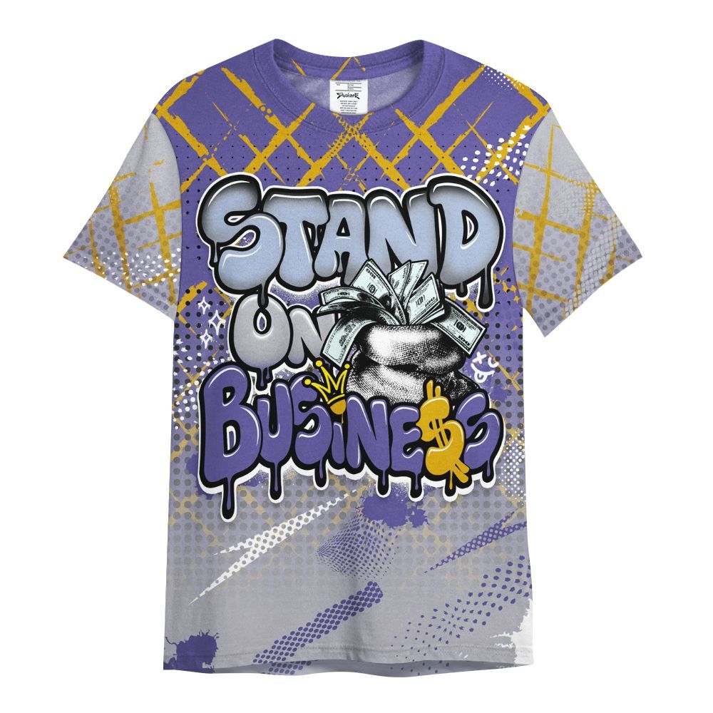 Shirt To Match Lakeshow 4s - Halftone Stand Business Dripping All Over Print
