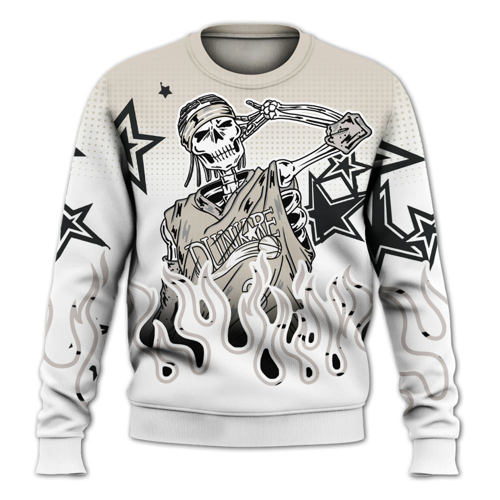 Sweatshirt To Match Retro Reverse Metallic 5s - Allen Answer Unique Fire Custom Name All Over Print