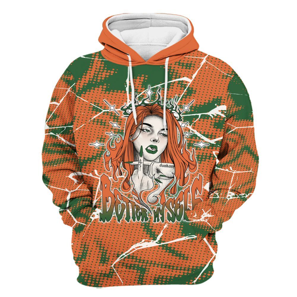 Hoodie To Match Low Miami 5s - My-Self Crack Unique All Over Print