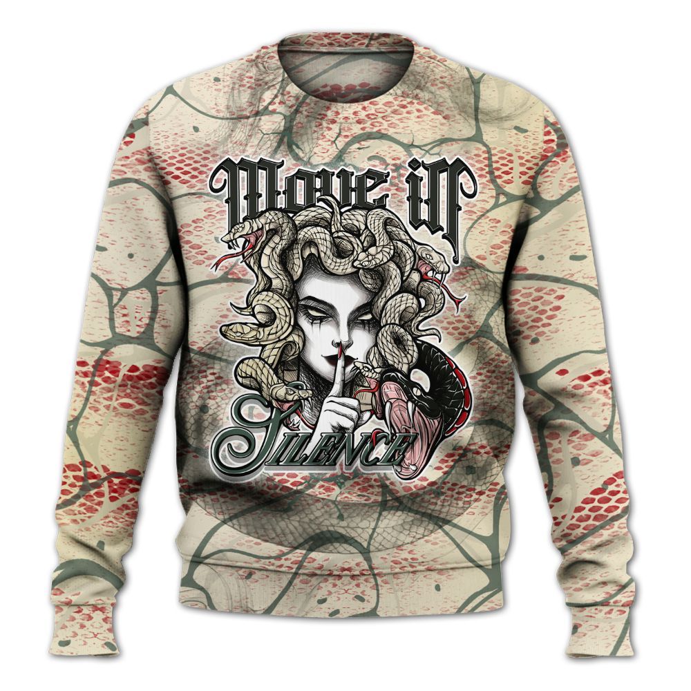 Sweatshirt To Match Retro Low OG Nitro 1s - Girl Move In Silence All Over Print