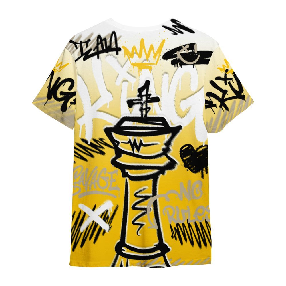 Shirt To Match Vivid Sulfur 4s - Street King Chess Streetwear All Over Print