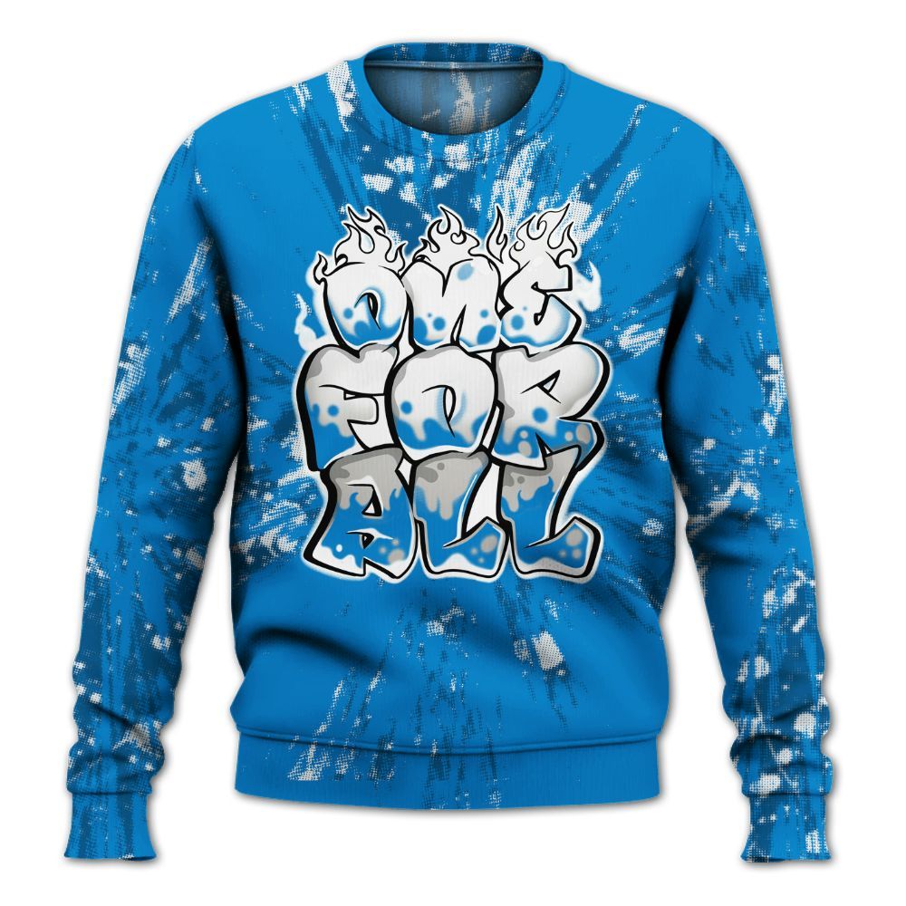 Sweatshirt To Match Industrial Blue 4s - Ones For All Graphic Luxury All Over Print