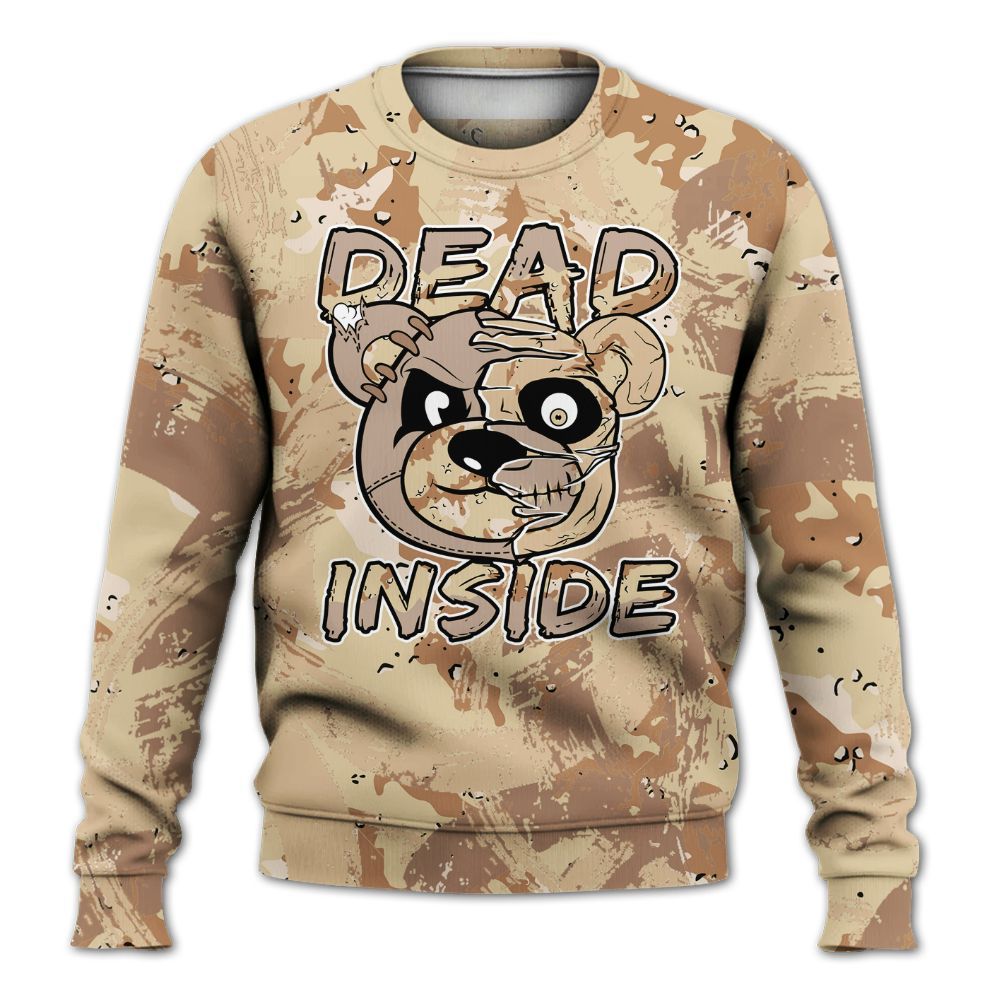 Sweatshirt To Match Desert Camo 3s - Lifeless Bear Circle Slpash All Over Print