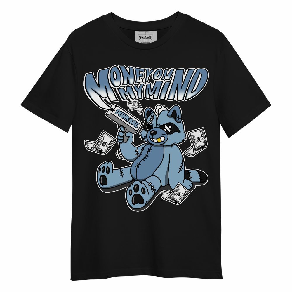 Shirt To Match High University Blue 1s - Money On My Mind Raccoon Unisex Shirt