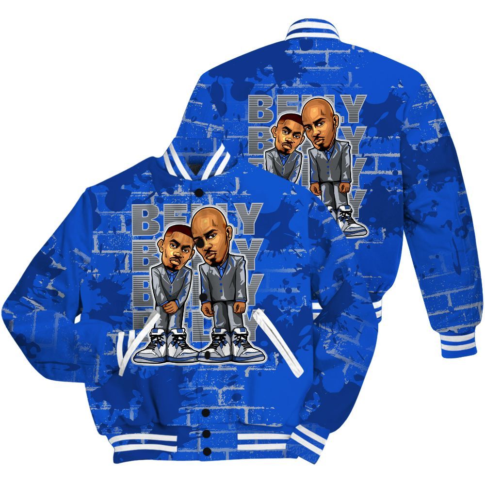 Varsity Jacket To Match Air Foamposite One Royal Shirt - Belly Sneakers Graphic Halloween All Over Print