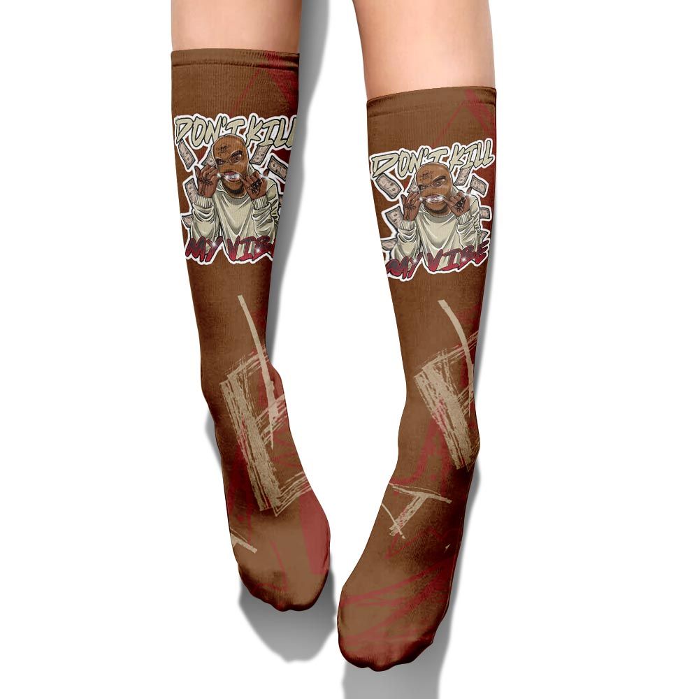 Sock To Match Archaeo Brown 5s - Vibe.Unique Messyz