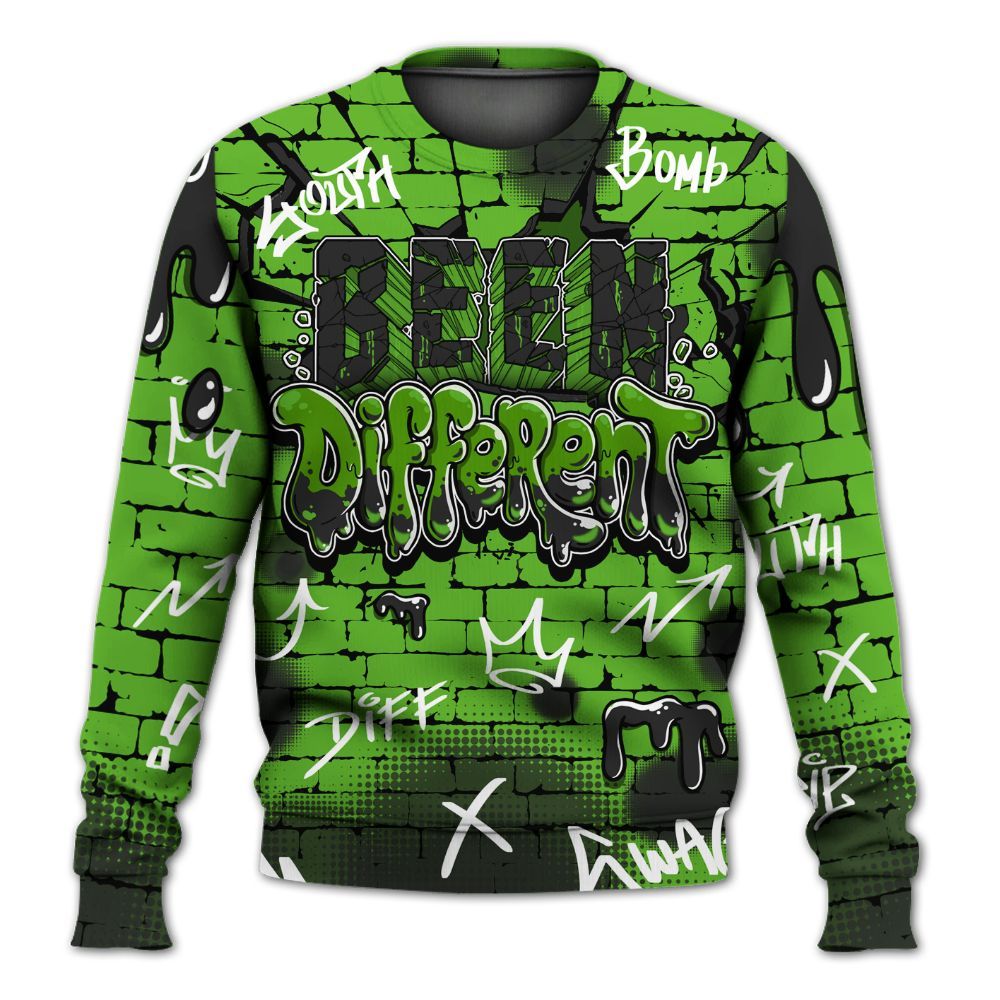 Sweatshirt To Match Air Foamposite One Volt - Been Different Drippin Streetwear All Over Print