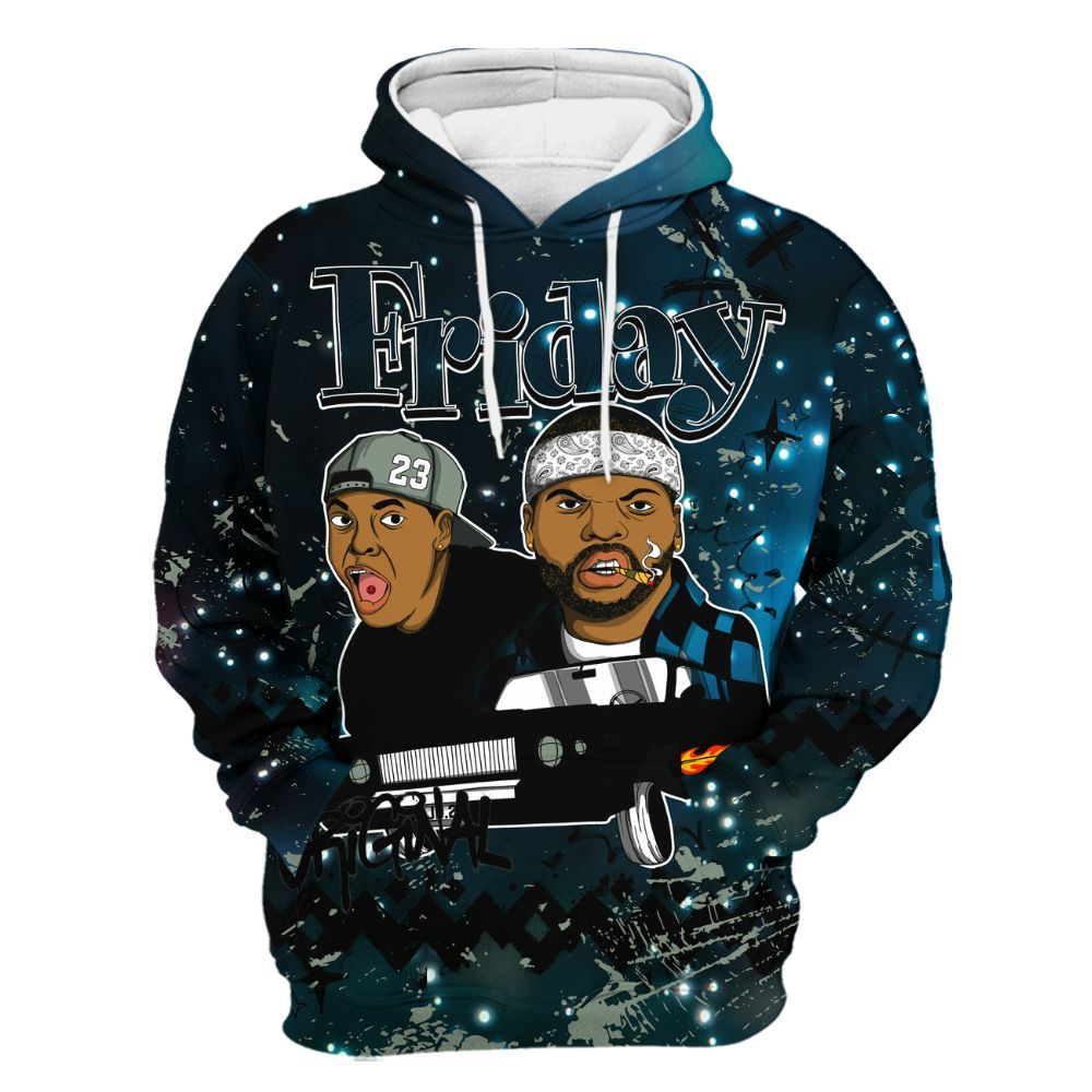 Hoodie To Match Air Foamposite One Galaxy - Friday Sneaker Crayon All Over Print