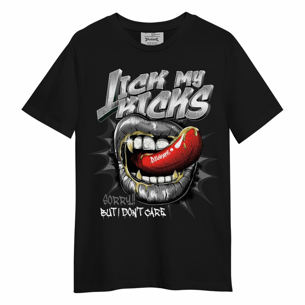 Shirt To Match Black Wolf Grey 12s - Lick My Kicks Lips Unisex Shirt