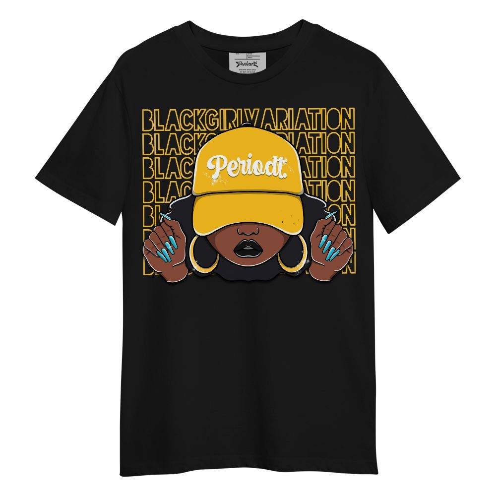 Shirt To Match Retro Aqua 5s - Black Girl Variation Unisex Shirt