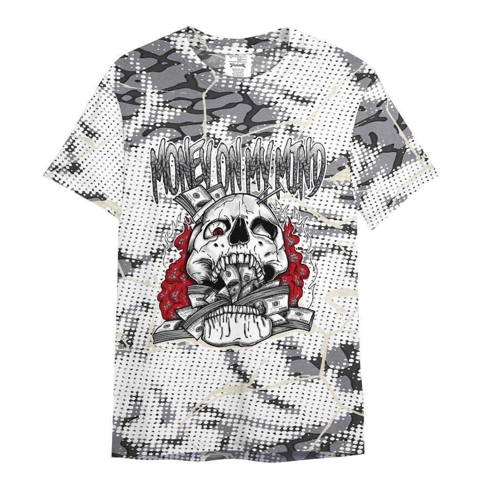 Shirt To Match Cement Grey 3s - MOMM Skeleton Crack Shirt Unisex