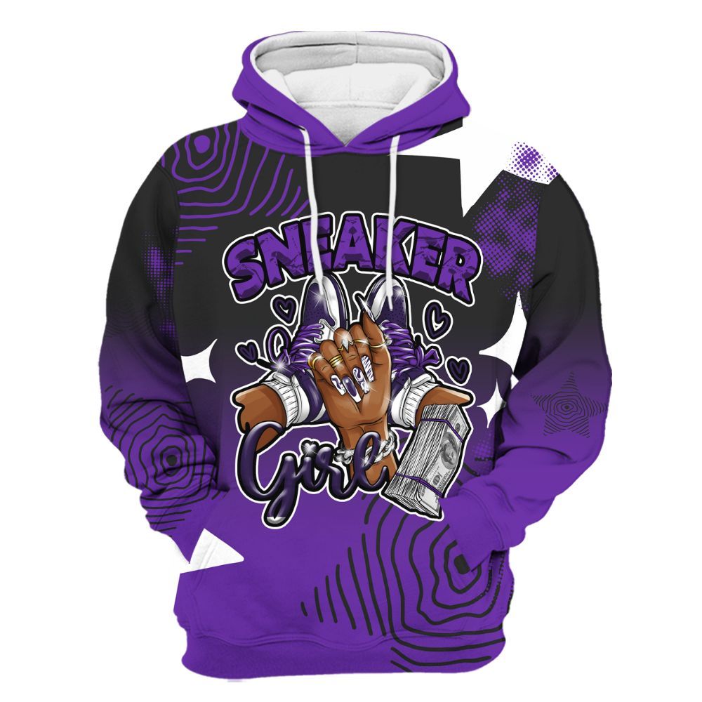 Hoodie To Match Kobe 9 Elite Low Moonwalker - Sneakerz Girlz Unique Starz All Over Print