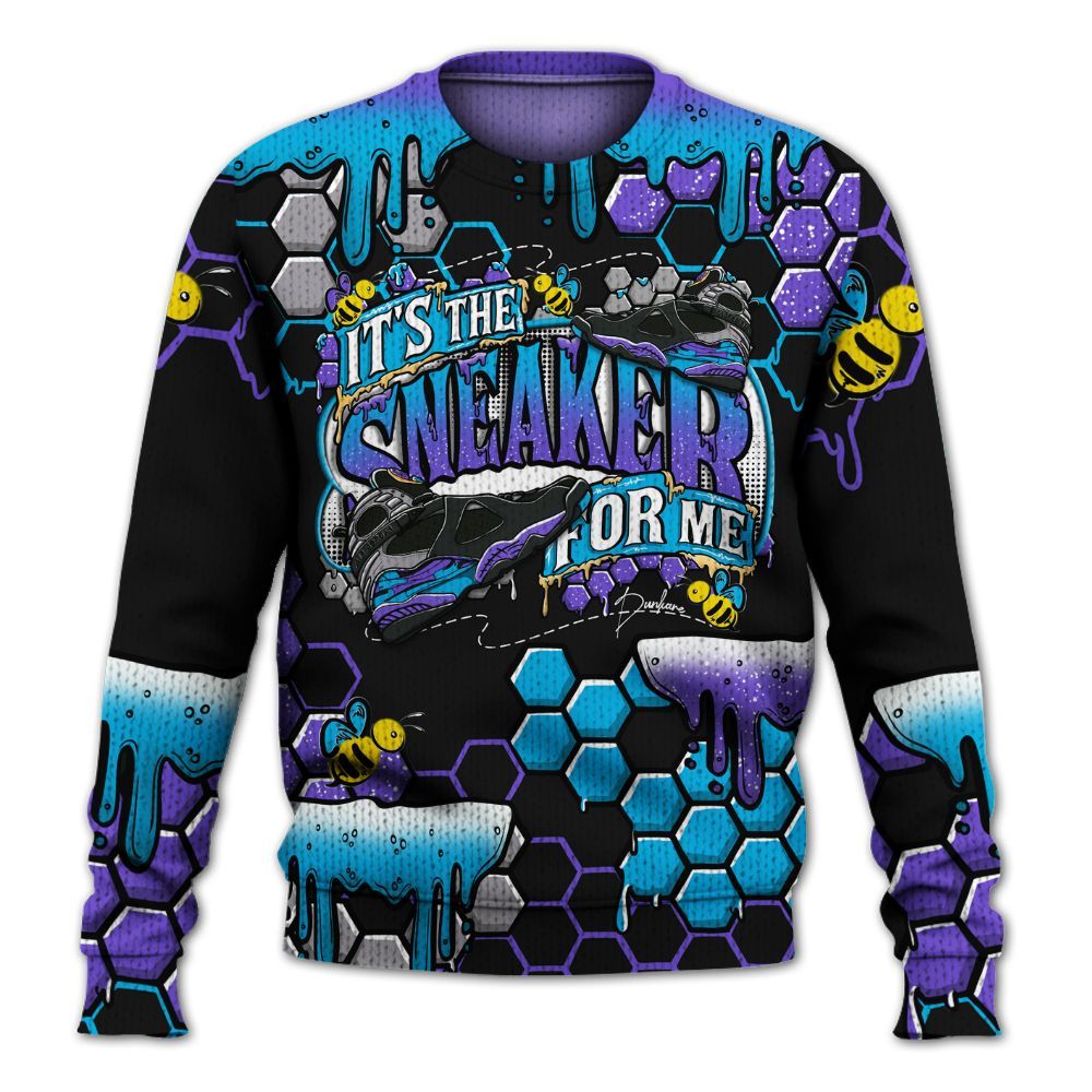 Sweater To Match Retro Aqua 8s - It's The For Me Graphic