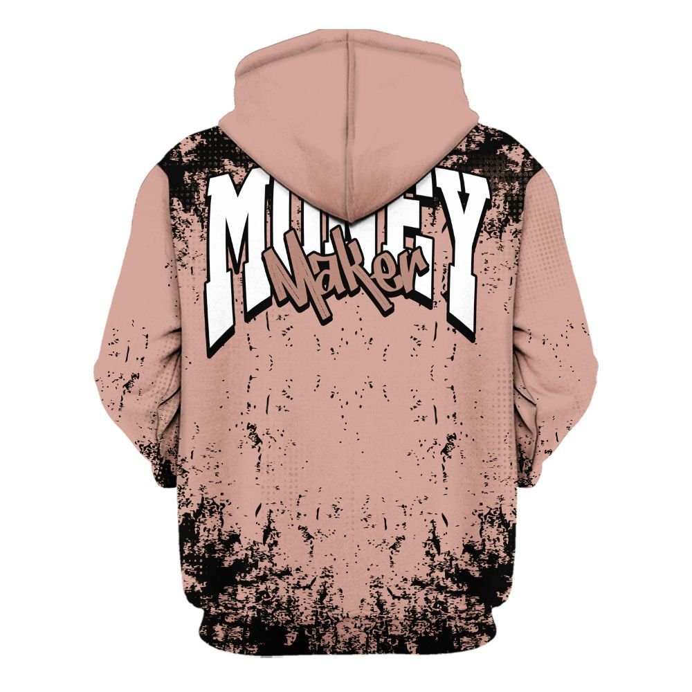 Hoodie To Match Valentines Day 3s - Move In Silence Money Street Retro All Over Print