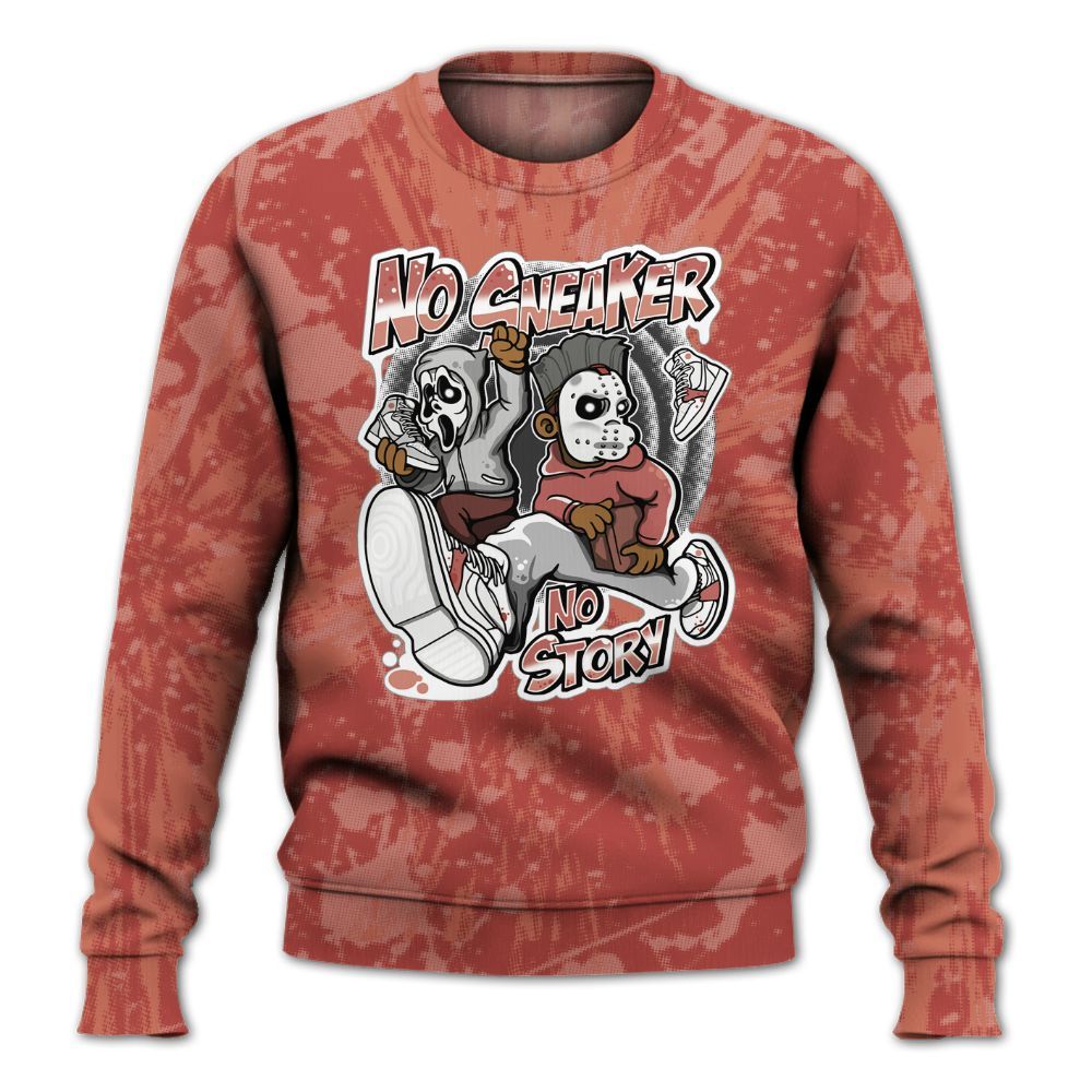 Sweatshirt To Match Dune Red 13s - Sneakers Make Story Graphic Luxury All Over Print