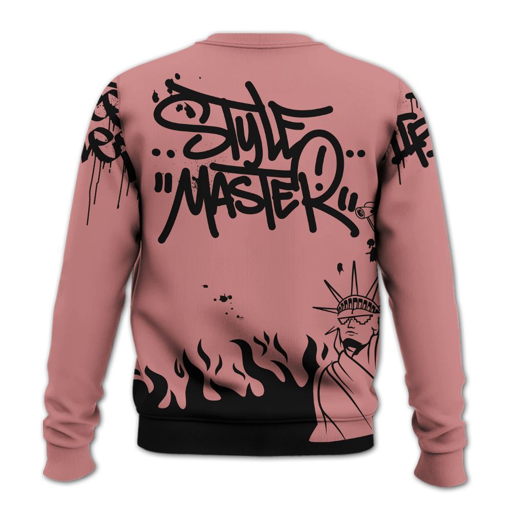 Sweatshirt To Match Low OG Rust Pink 1s - Graphic Fck Around Find Out All Over Print