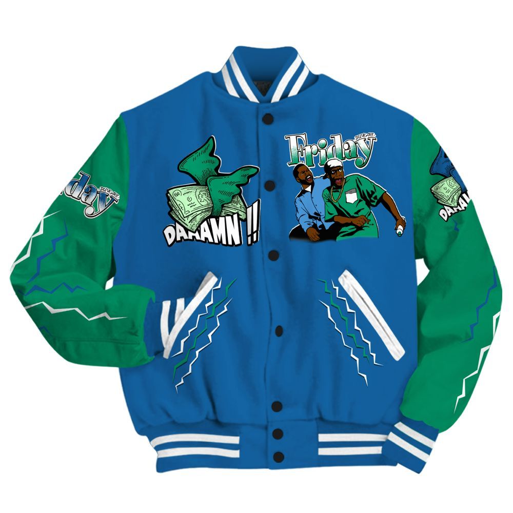Varsity Jacket To Match 95 Big Bubble Slate - Friday Movie 90s TV All Over Print