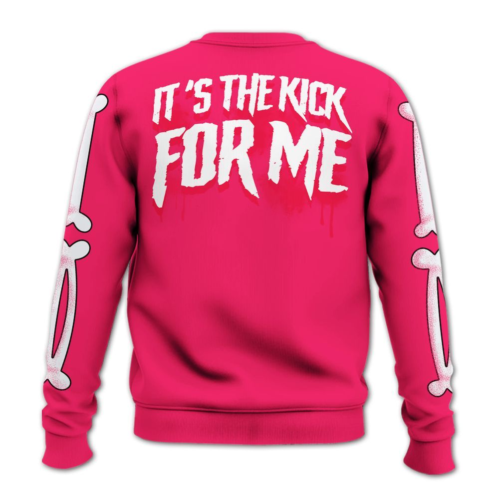 Sweatshirt To Match Air VaporMax Plus Triple Pink - It's The Kick For Me All Over Print