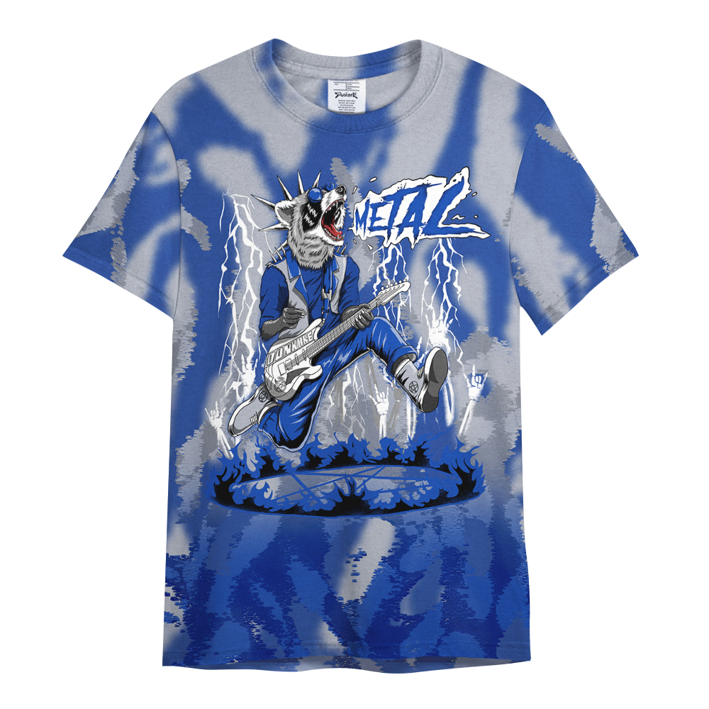 Shirt To Match Air Foamposite One Royal - Punk Rock Raccoon Burn Graphics Shirt Unisex