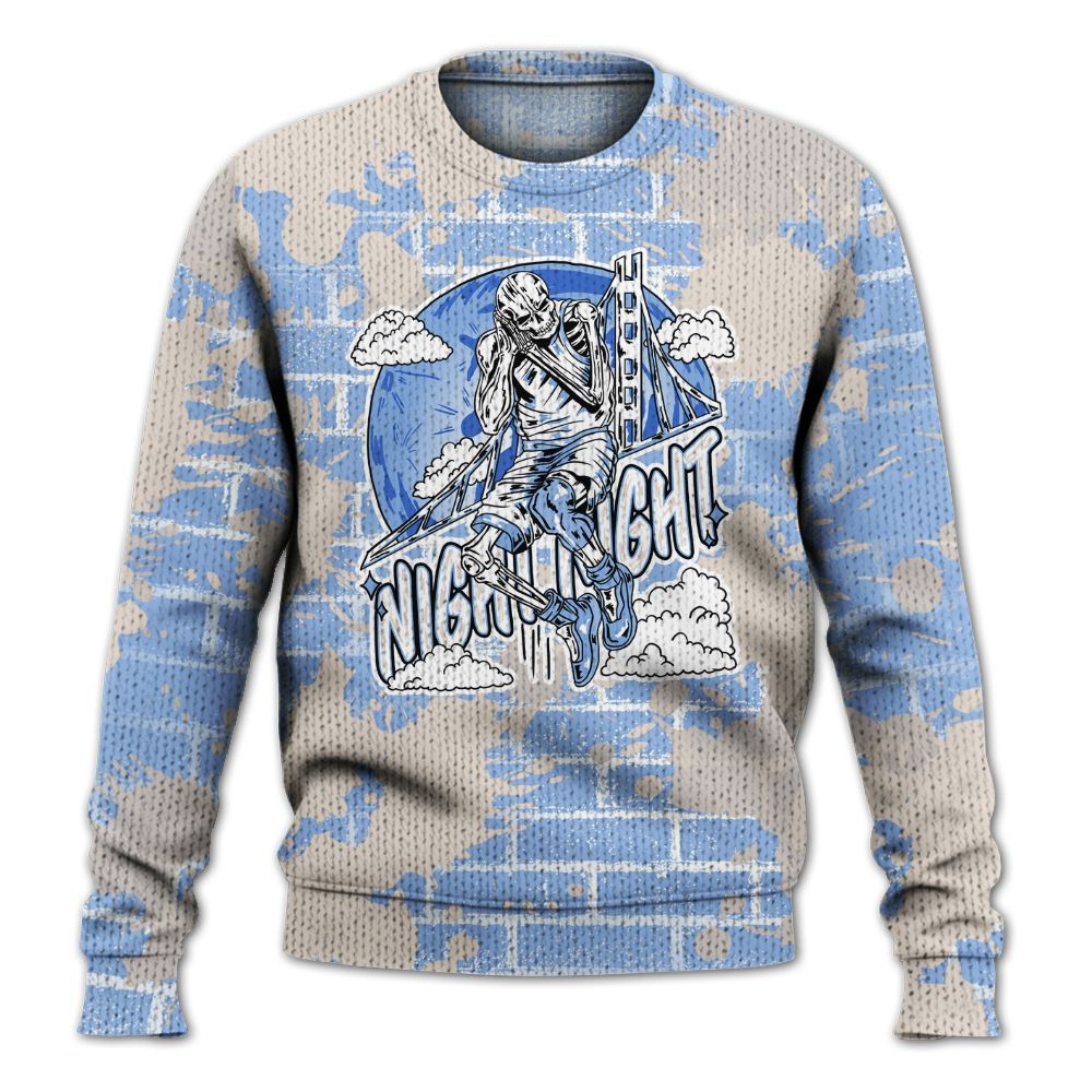 Knitted Sweater To Match Air Max 1 Royal Pulse - Seeya Skeleton Brick