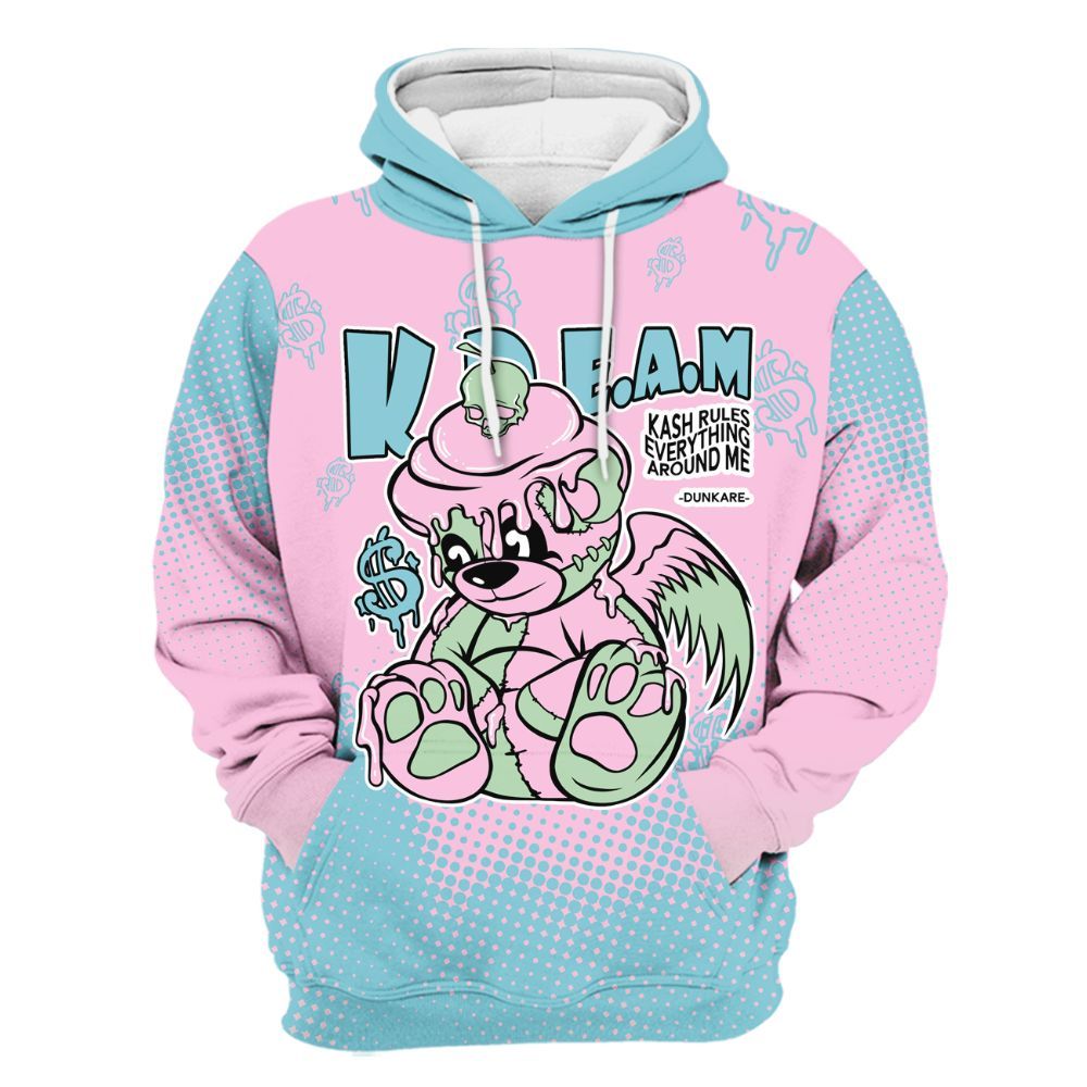 Hoodie To Match SB Dunk Low Visty - Loot Bear Unique Drip All Over Print