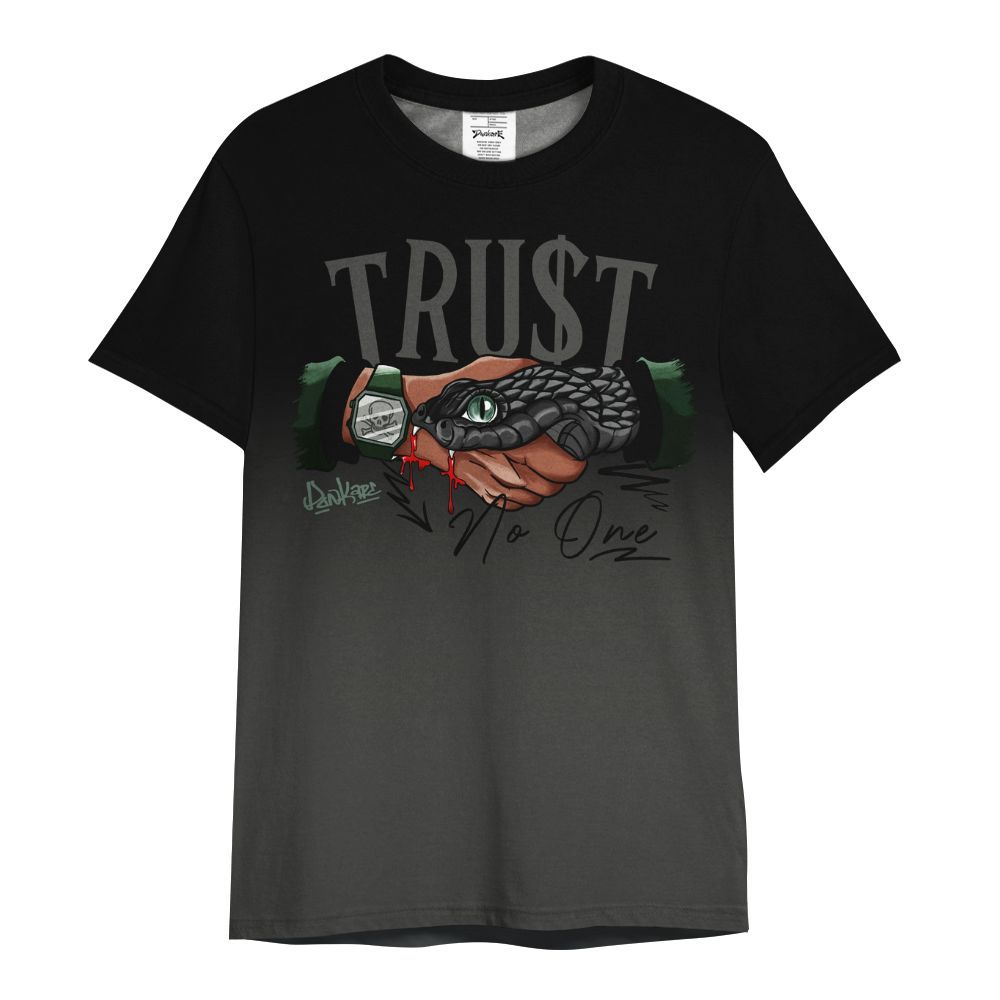 Shirt To Match Dunk Low Skateboards Black - Snake Trust No One Drip All Over Print