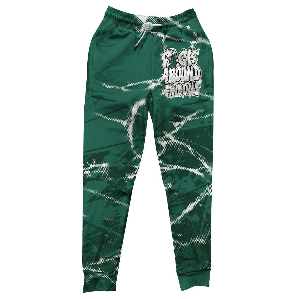 Sweatpant To Match Oxidized Green 4s - F Around Find Out Graphic Profound All Over Print