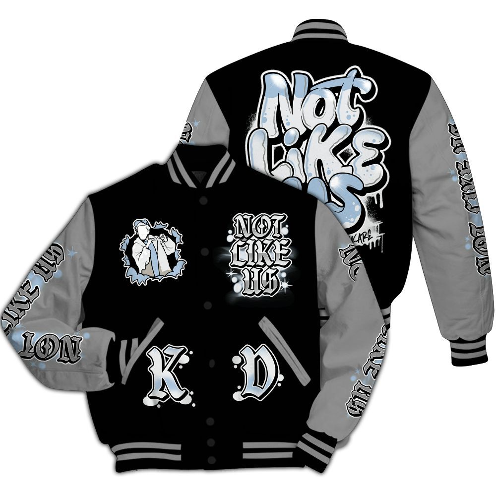 Varsity Jacket To Match Black Chrome 6s - None Like Us Graphic All Over Print
