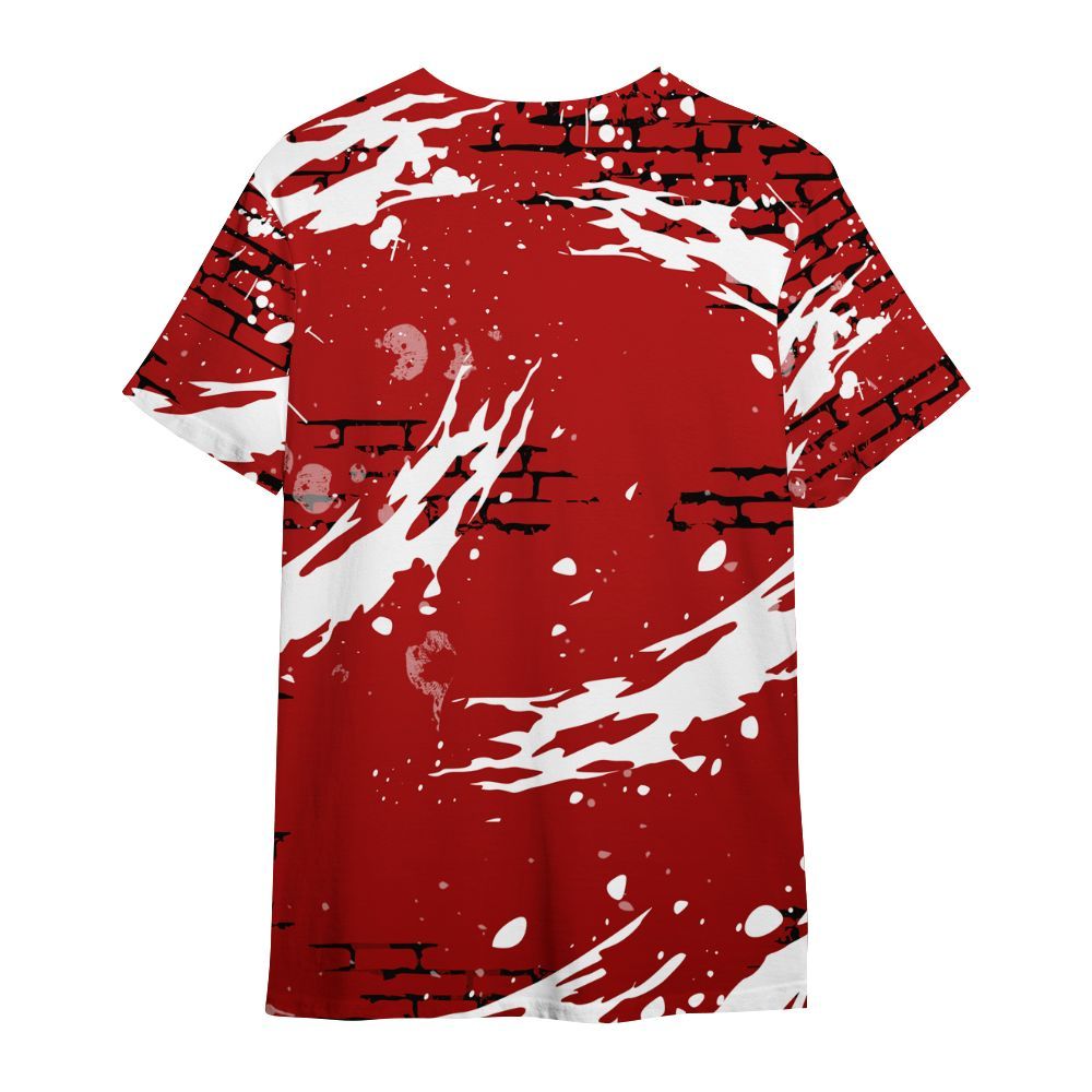 Shirt To Match Low Terror White University Red 1s - Values Of Loyalty Drip All Over Print