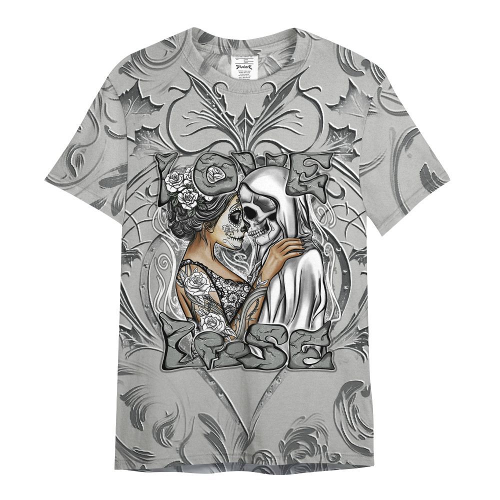 Shirt To Match Retro Wet Cement 4s - Loves Lose Gothic All Over Print