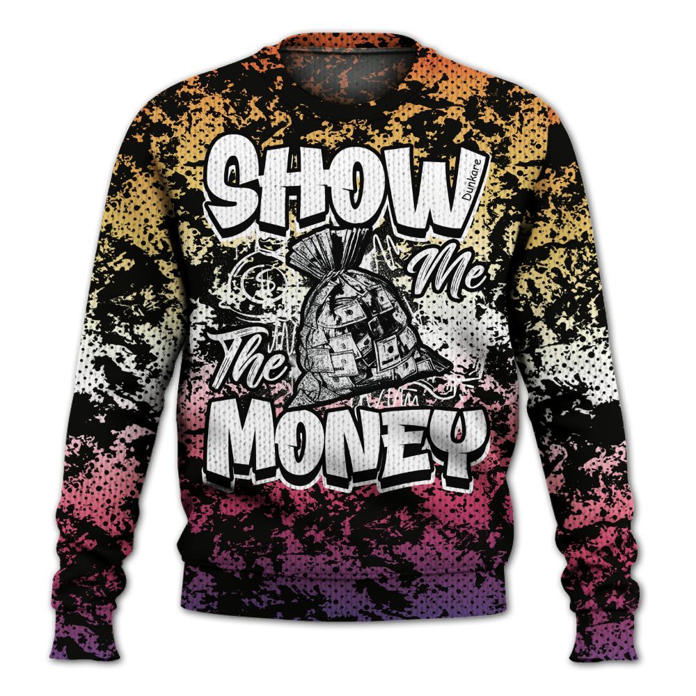 Knitted Sweater To Match Air Griffey Max Los Angeles 1s - Show Me The Money Retro