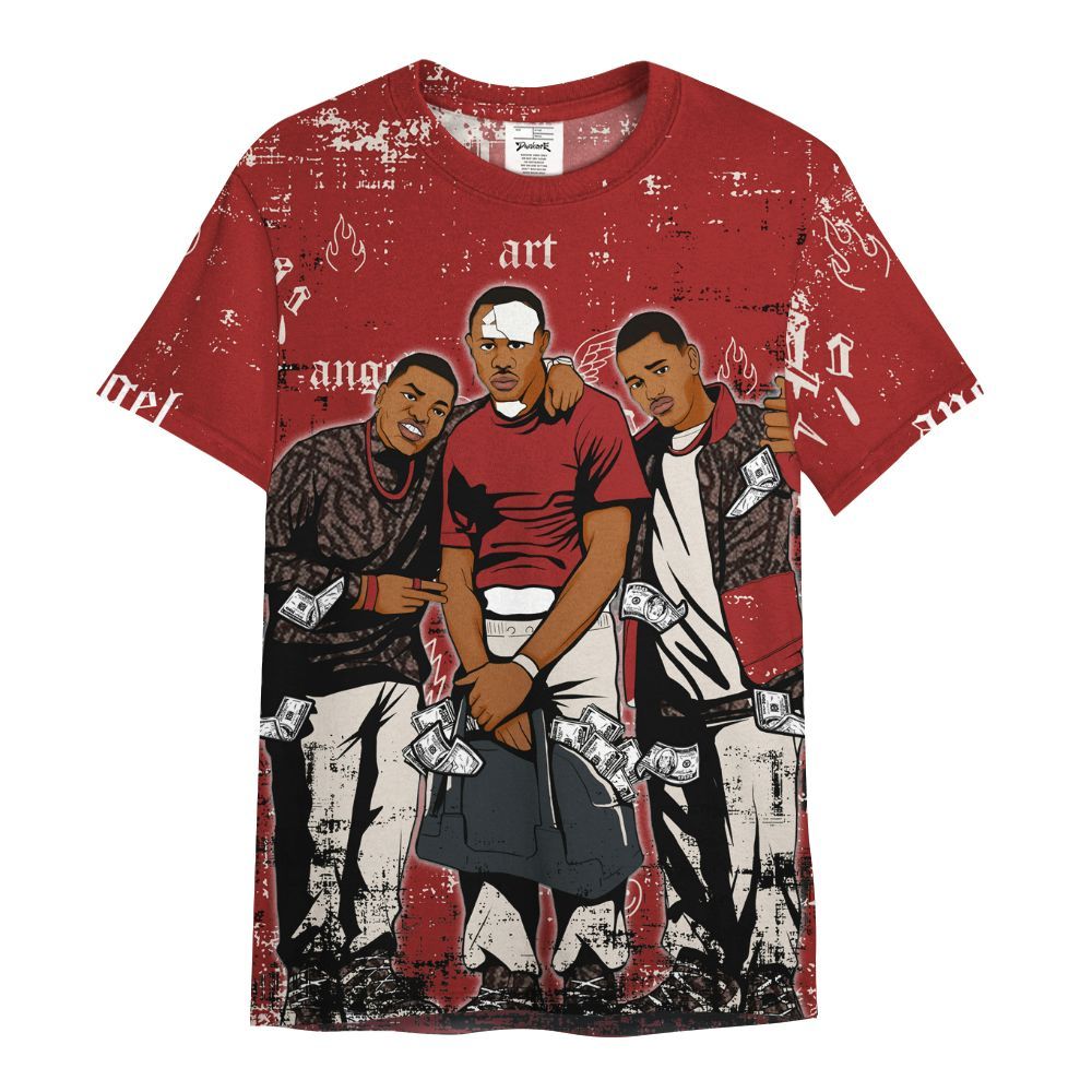 Shirt To Match World’s Best Dad 3s - Paid In Full Money All Over Print