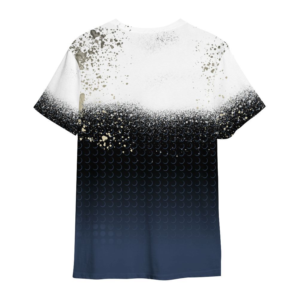 Shirt To Match Diffused Blue 3s - Halftone Time Is Money All Over Print