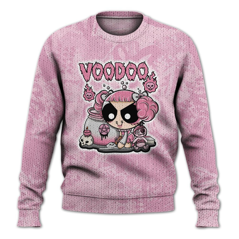 Knitted Sweater To Match Orchid 4s - Voodooz Heart Grunge