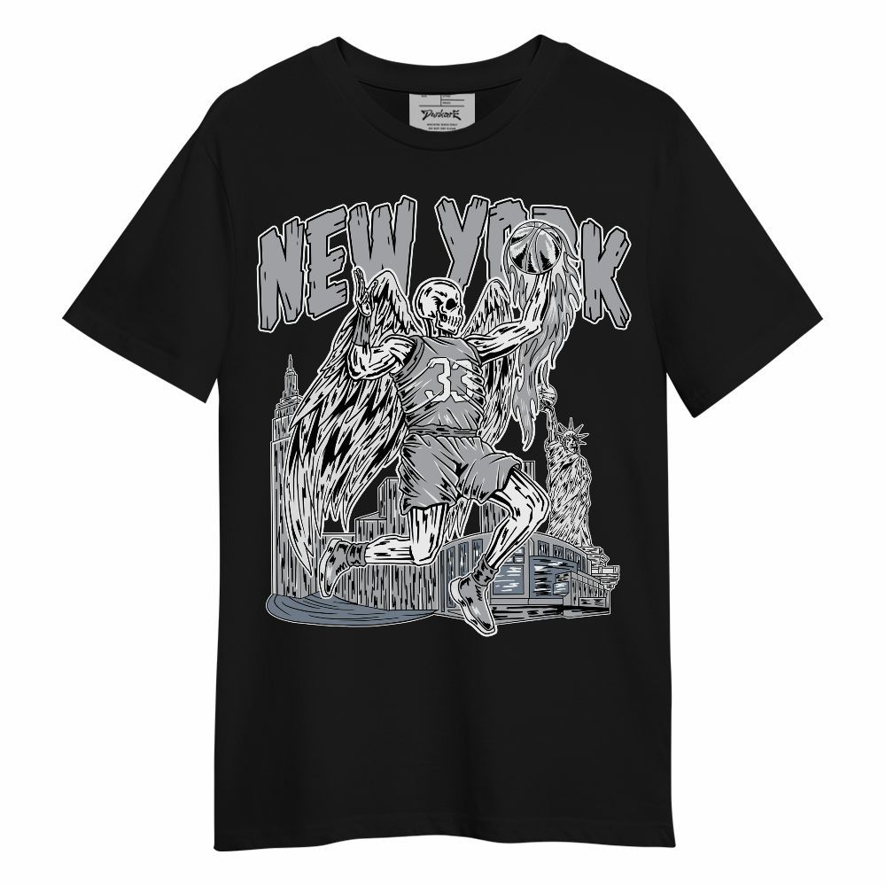 Shirt To Match Low OG Wolf Grey 1s - Ewing Era Skeleton Unisex Shirt