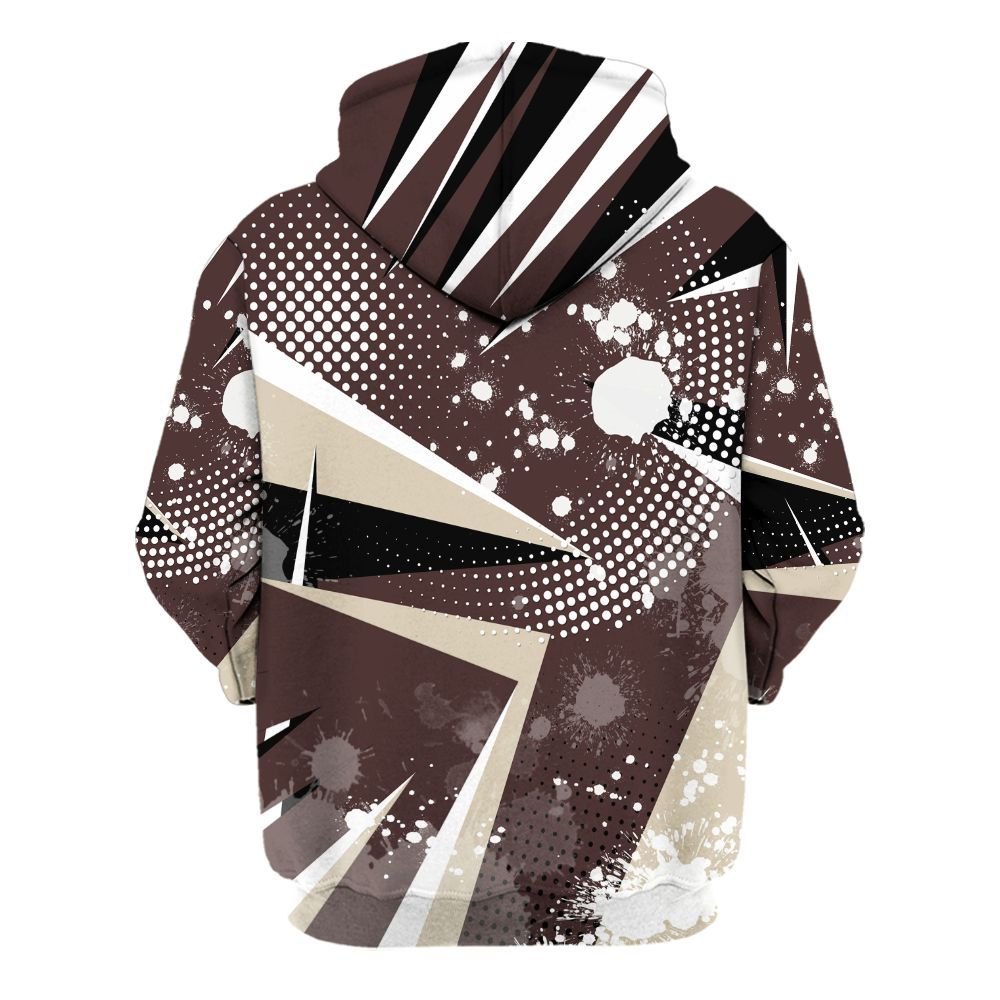 Hoodie To Match Burgundy Crush 3s - Poly Trust No One Dripping All Over Print