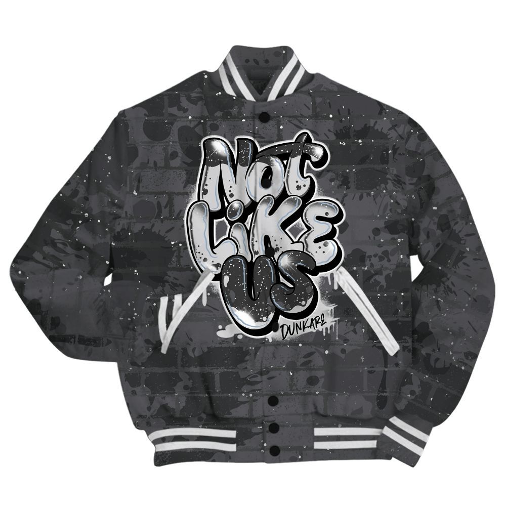 Varsity Jacket To Match Reverse Oreo 6s Shirt - None Like Us Graphic Brick Art All Over Print