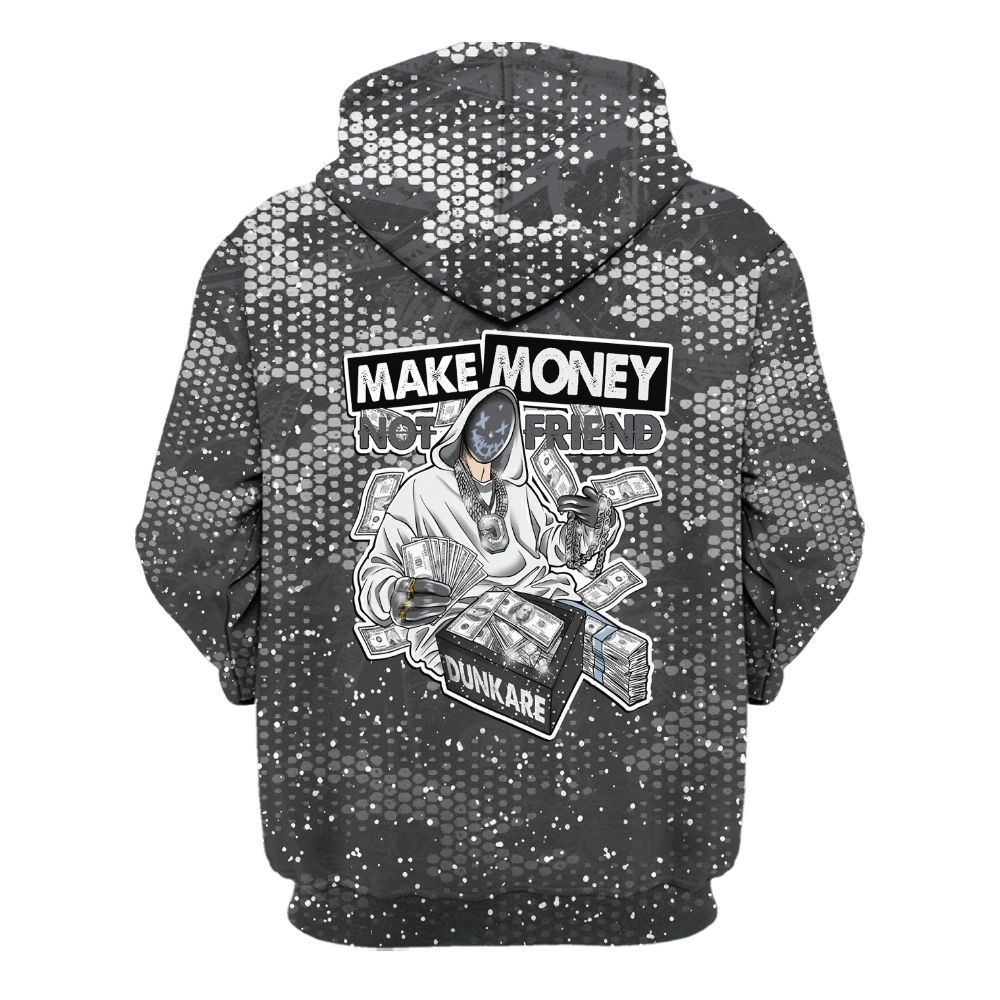 Hoodie To Match Reverse Black White 6s - Make Moneys Unique All Over Print