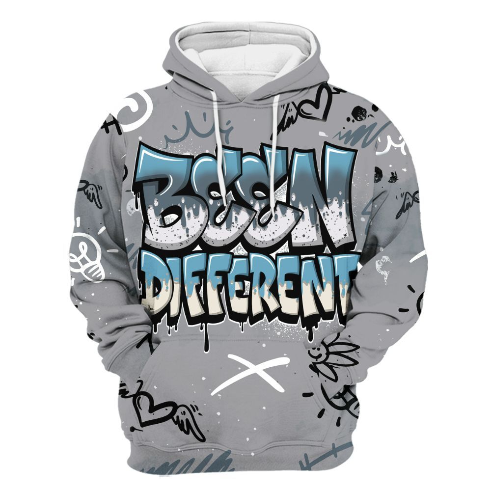 Hoodie To Match Retro Light Graphite Wolf Grey 5s - Drip Been Di2ferent All Over Print